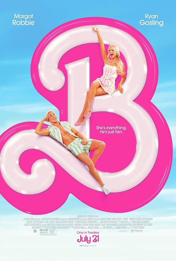 芭比 电影海报 Barbie